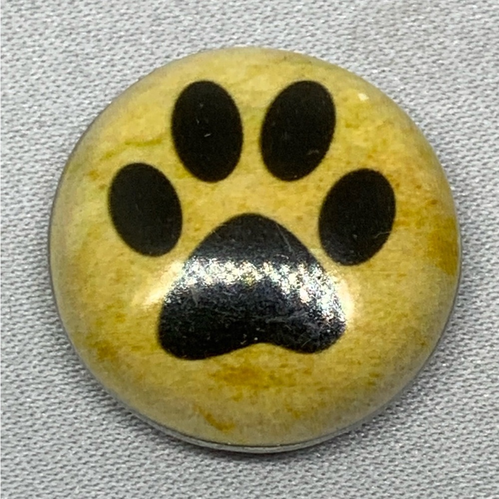 Paw Print - Snap Button Charm